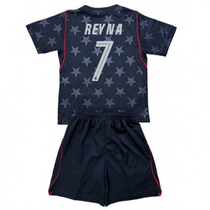 Sjedinjene Države Giovanni Reyna #7 Gostujuci Dres za Dječji SP 2026 Kratak Rukavima (+ kratke hlače)